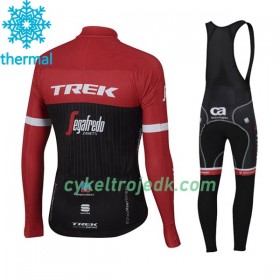 Cykeltøj Langærmet Vinter + Bib Cykelbukser 2017 Trek-Segafredo N001